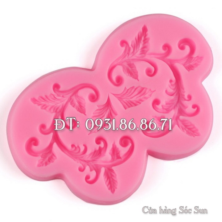 Khuôn silicon viền hoa văn kiểu – Mã số 1331