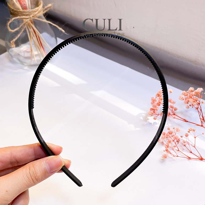 Băng đô cài tóc, Bờm cài tóc bản 1cm nhiều màu xinh xắn cho nữ - Culi accessories