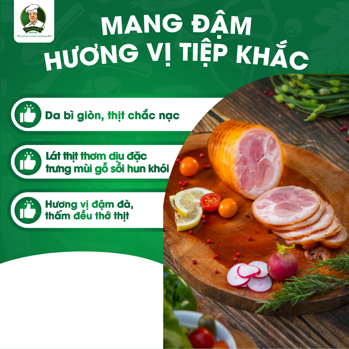 [Chỉ Giao Hà Nội] Chân giò hun khói 400g