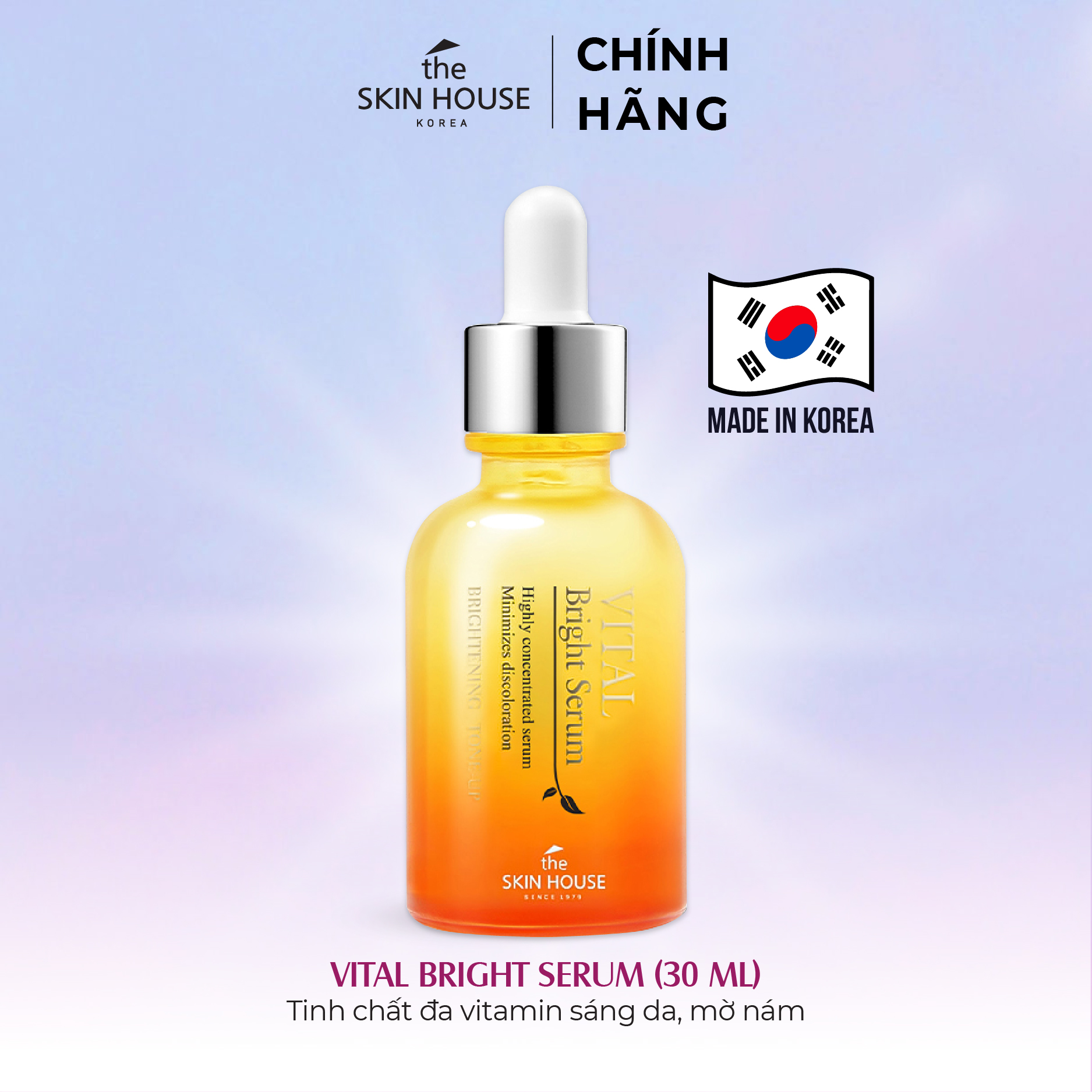 T59 Huyết thanh vitamin sáng da - Vital Bright Ampoule 30ml - The Skin House