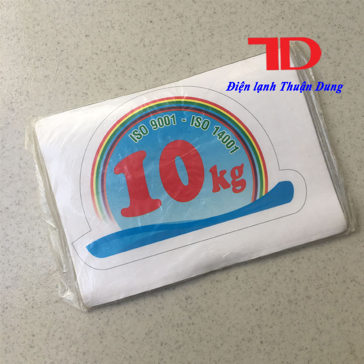 Tem dán trang trí Máy Giặt loại 10KG