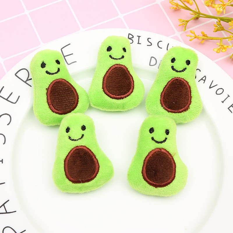 Combo 50 Gấu bông hình trái cây cho máy gắp thú, hand made kẹp tóc, móc khoá ngẫu nhiên nhiều mẫu