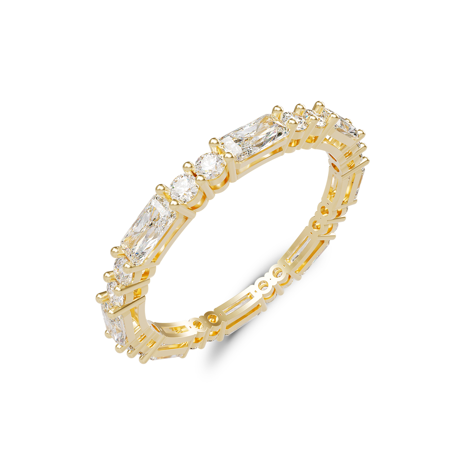 Nhẫn Nữ Vàng Tây 14k NLF457 Huy Thanh Jewelry