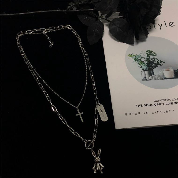 Dây chuyền thỏ xu hướng cá tính Nam Nữ Unisex