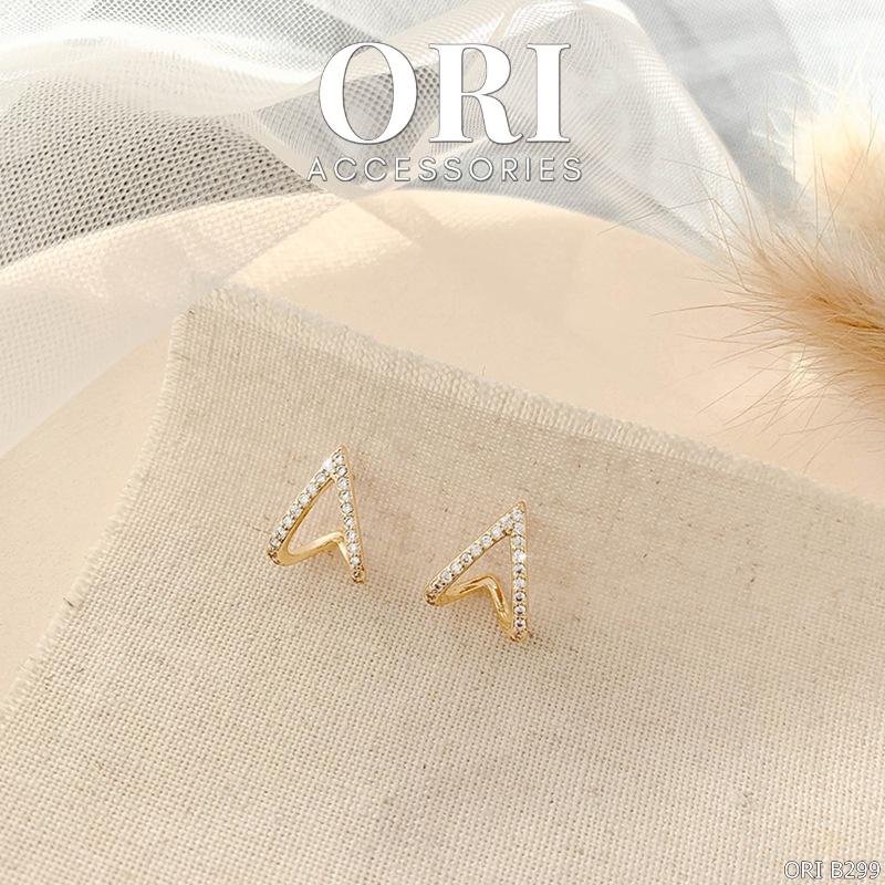 Bông tai nữ dáng nhỏ Basic Hoop thời trang xinh xắn ORI ACCESSORIES B299