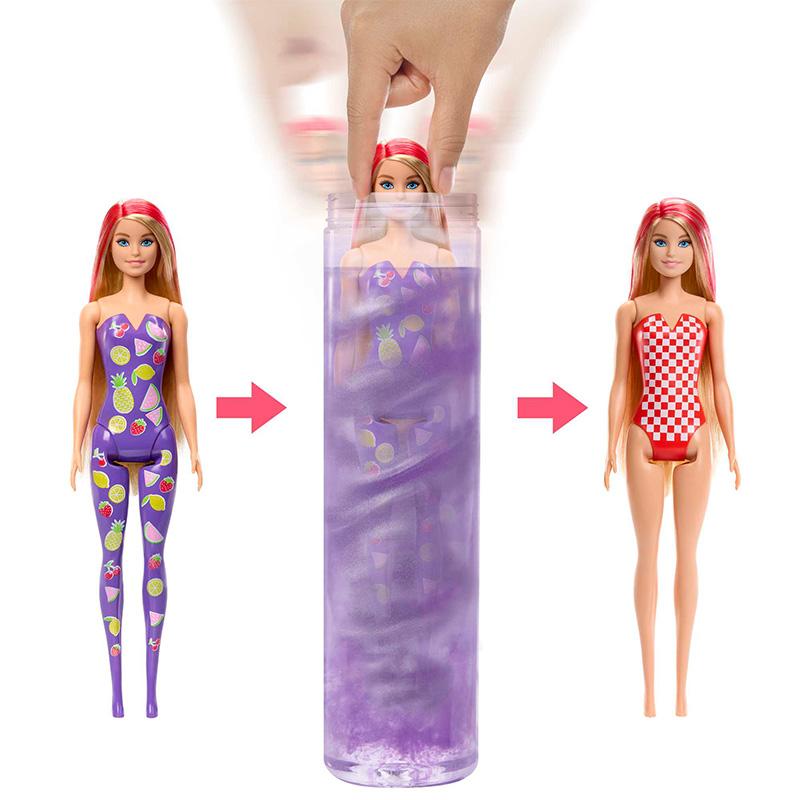 Đồ Chơi BARBIE Búp Bê Barbie Đổi Màu -  Phiên Bản Thời Trang Trái Cây HJX49