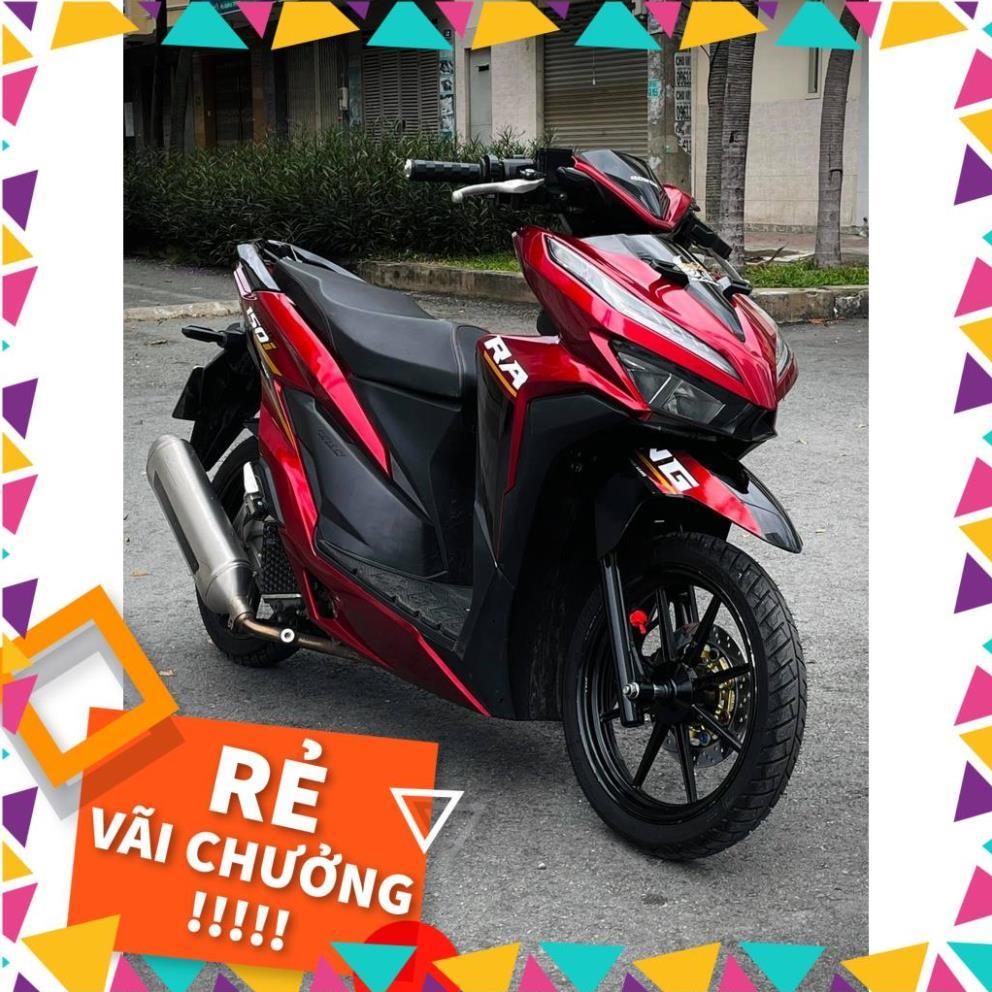 Tem Rời Vario 150 Mẫu Chữ Racing Đỏ Đen Trắng