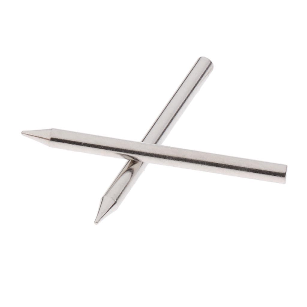 1 Set 1.2mm Dia Plated Piano Center Pins for Piano Action Replacement