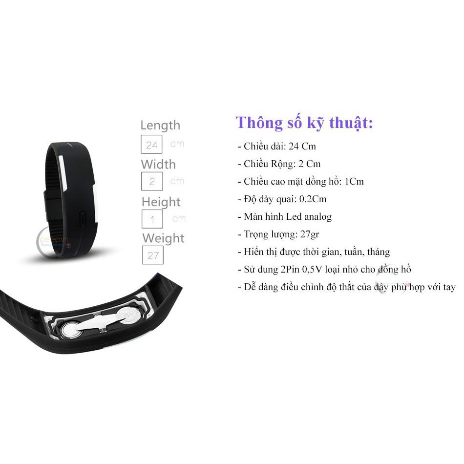 Đồng Hồ Led silicon thời trang nam nữ  sỉ buôn