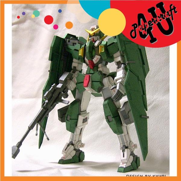 Mô hình giấy Gundamm GN-002 Dynames