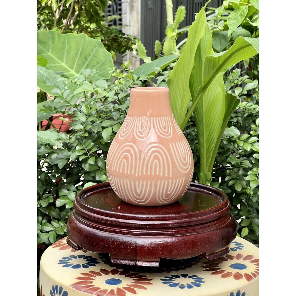 BÌNH HOA TRANG TRÍ DECOR GỐM SỨ XUẤT KHẨU DÙNG CẤM HOA TRANG TRÍ
