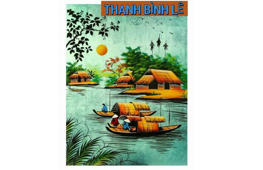 Tranh Sơn Mài Đồng Quê 30x40