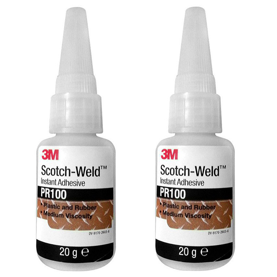 Bộ 2 chai keo dán đa năng siêu dính Scotch-Weld 20g 3M PR100