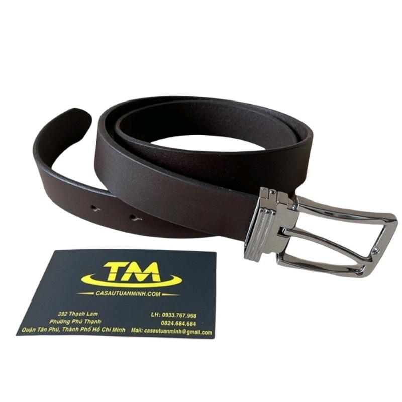 Thắt Lưng Nam Nữ Bản nhỏ 2.9cm,Dây Nịt học sinh Khoá kim da bò Nguyên Tấm Bảo Hành 12 tháng tặng hộp đựng sang Trọng