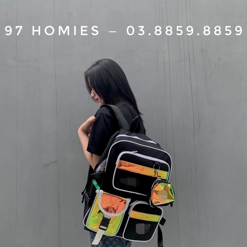 Balo TIBI HOLOGRAM, đi học nam nữ, chống nước, siêu đẹp !