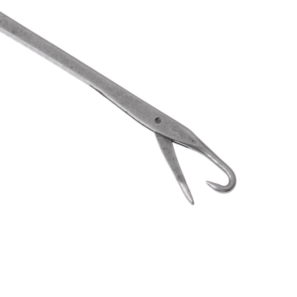 4Pcs Carp Fishing Baiting Needle Set Carp Fishing Baiting Needle and 18pcs Carp Hair Fishing Barbless Hooks