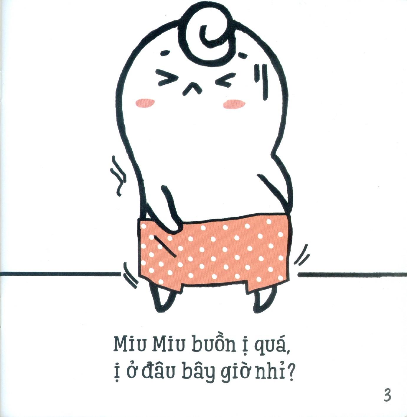 Ehon Kĩ Năng Sống - Miu Miu Tự Lập - Đi Ị