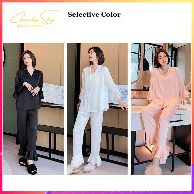 Pijama|Đồ Ngủ Cao Cấp|Pijama Lụa Cao Cấp Chất Bao Đẹp - Chocochip Shop