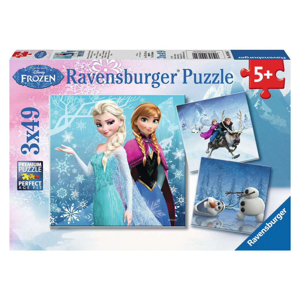 Bộ xếp hình puzzle Ravensburger Winter Adventures 3 bộ 49 mảnh RV09264 2