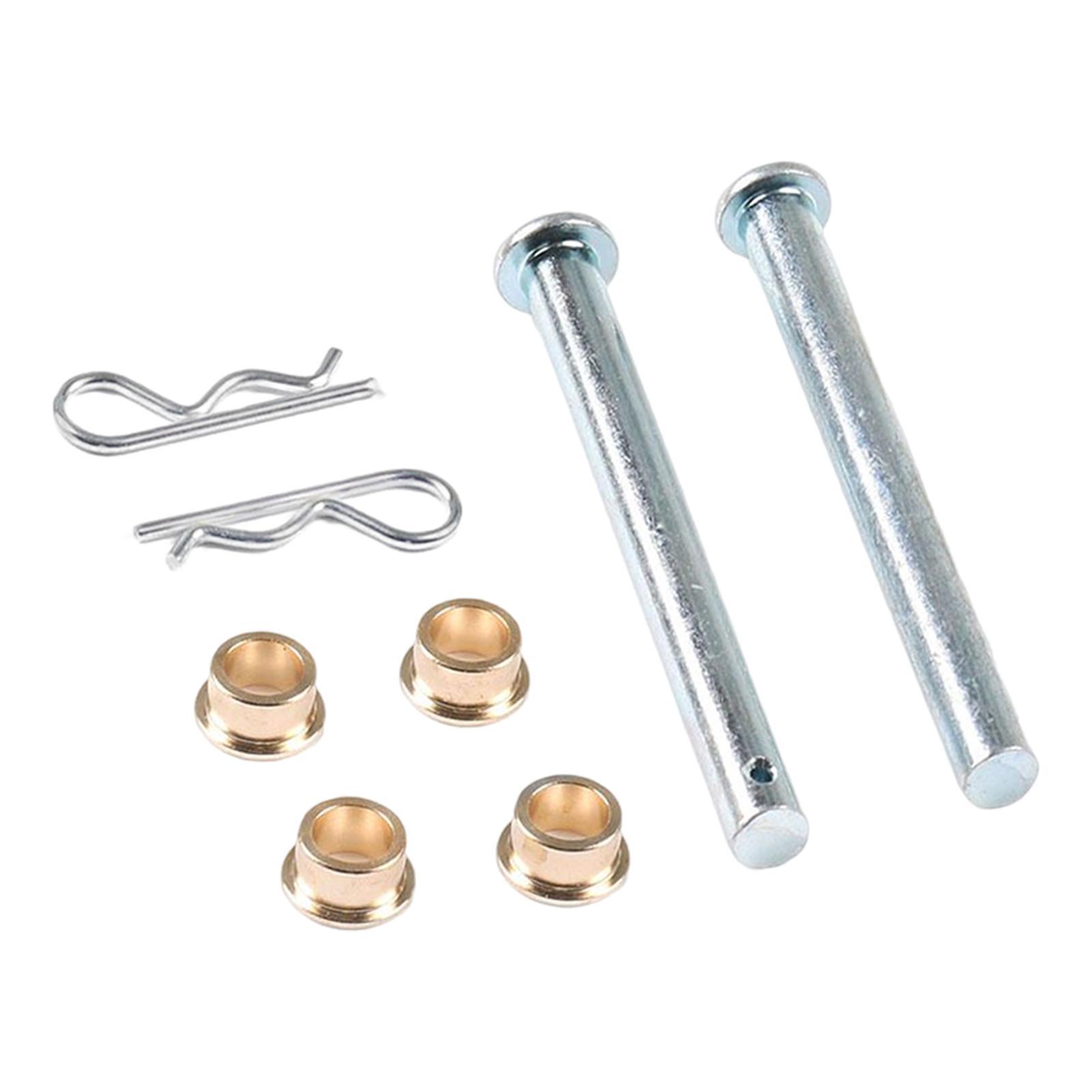 8x Auto Door Hinge Pins Bushings Kit Accessories Aluminum for