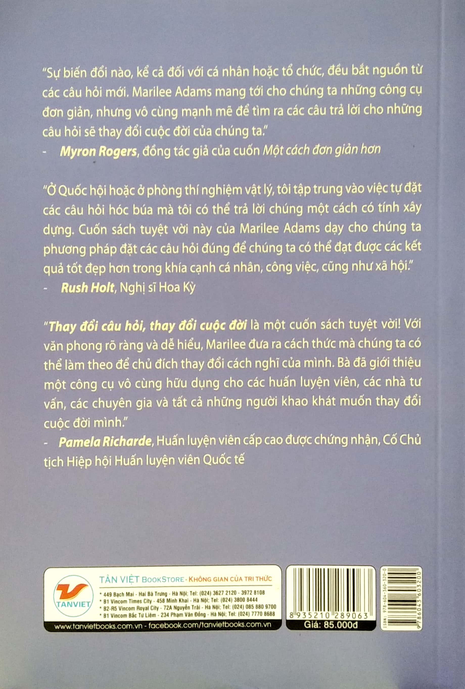 Thay Đổi Câu Hỏi Thay Đổi Cuộc Đời (Tái Bản)