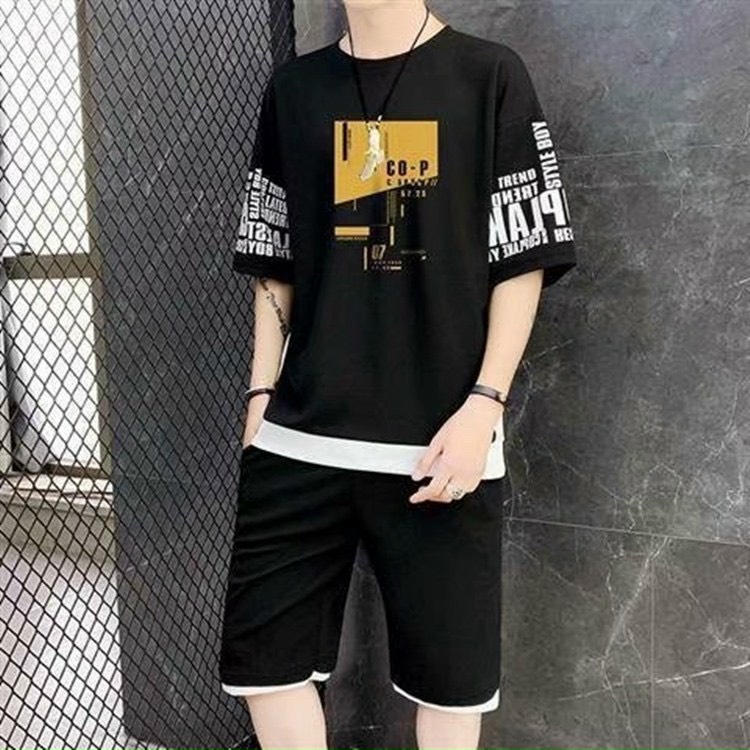 Đồ bộ thun nam thể thao thời trang Hàn Quốc Chất vải thun mè mềm mịn thoáng mát thấm hút mồ hôi tốt