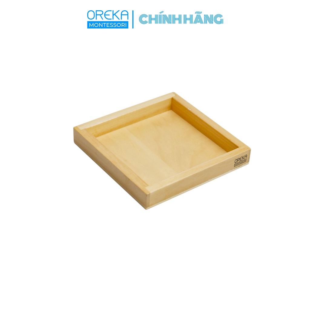 Đồ chơi trẻ em Oreka Montessori Khay đựng chuỗi hạt cườm 100 - 0520522