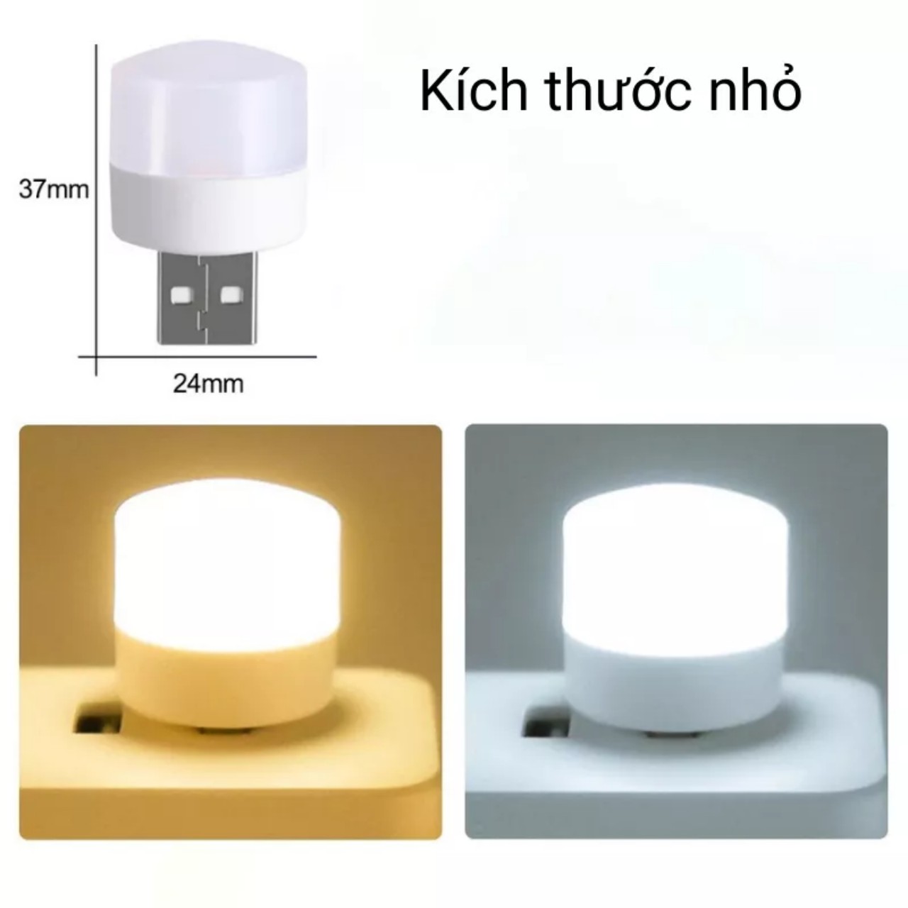 Đèn led mini, đèn đọc sách bảo vệ mắt cổng USB