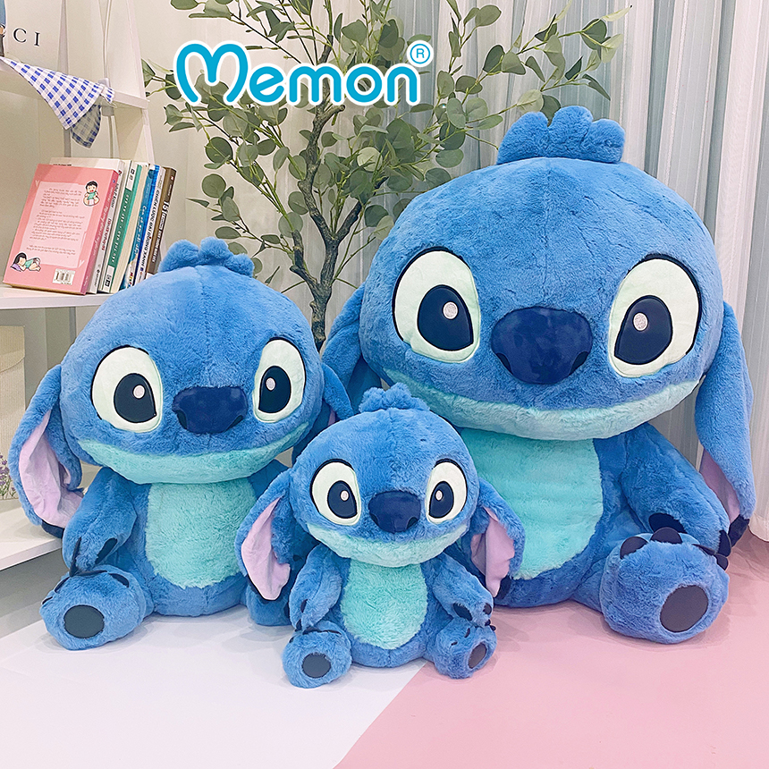 Gấu Bông Stitch Xanh Lông Cao Cấp Memon