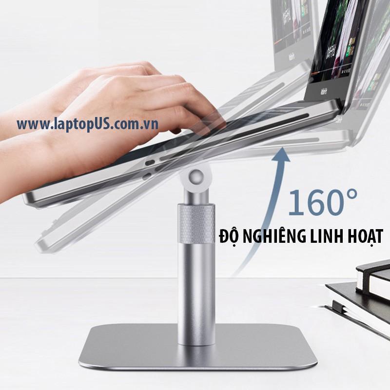 Kệ Giá Đỡ dành cho Laptop Nhôm Nhất Trụ Tròn