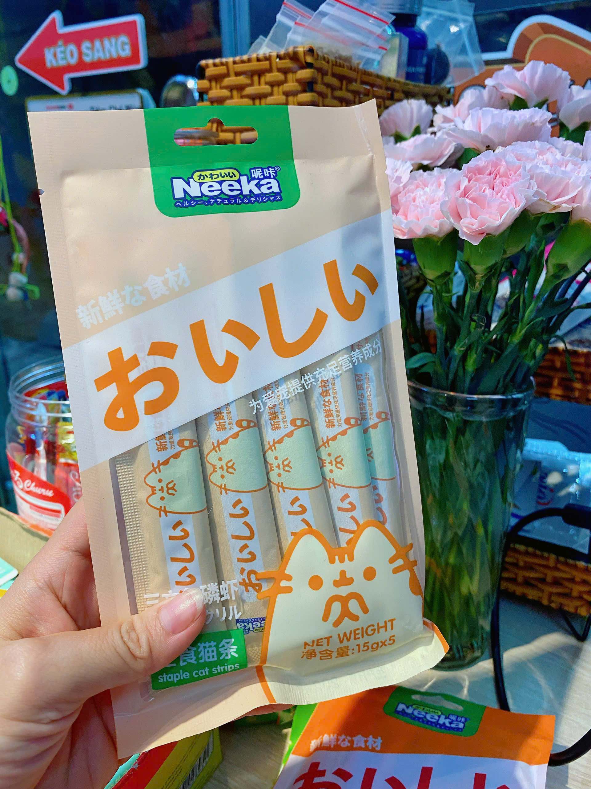 Súp Thưởng Cho Mèo Neeka Gói 5 Thanh x 15g