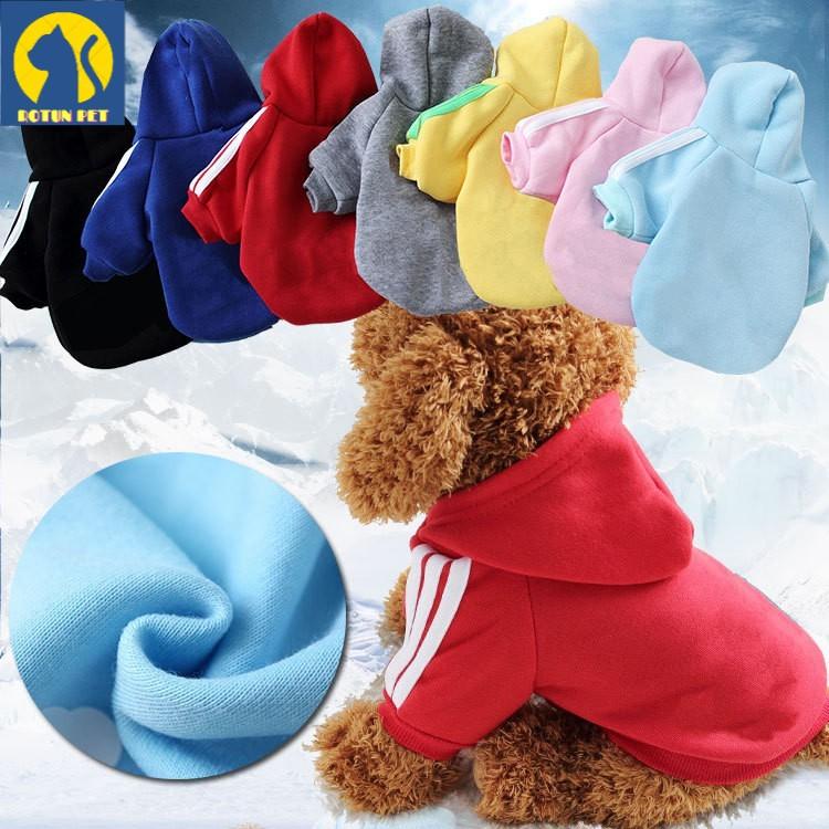 Áo nỉ hoodie nhỏ dành cho thú cưng, mẫu mã đa dạng, chất liệu ấm áp, bền đẹp AT10-9 (inbox chọn mẫu)