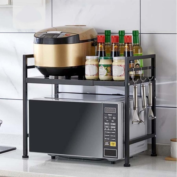Kệ Để Lò Vi Sóng Nhà Bếp Đa Năng, Co Rút Có Thể Điều Chỉnh Kích Thước KVSKCR