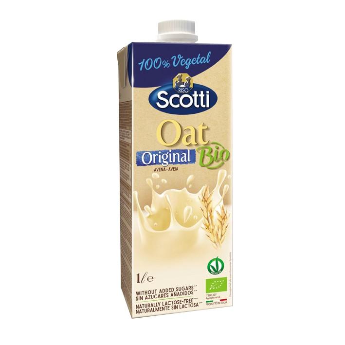 Sữa Yến Mạch Tự Nhiên Hữu Cơ Riso Scotti - BIO Original Oat Drink - Hộp 1L