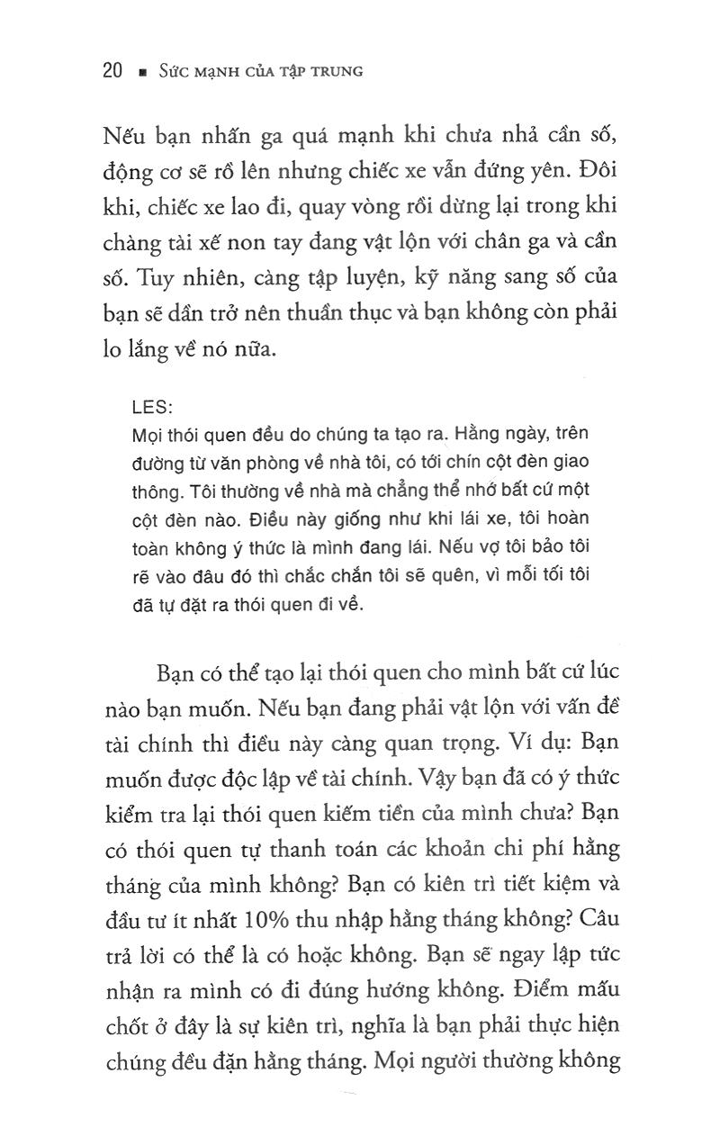 Sức Mạnh Của Tập Trung