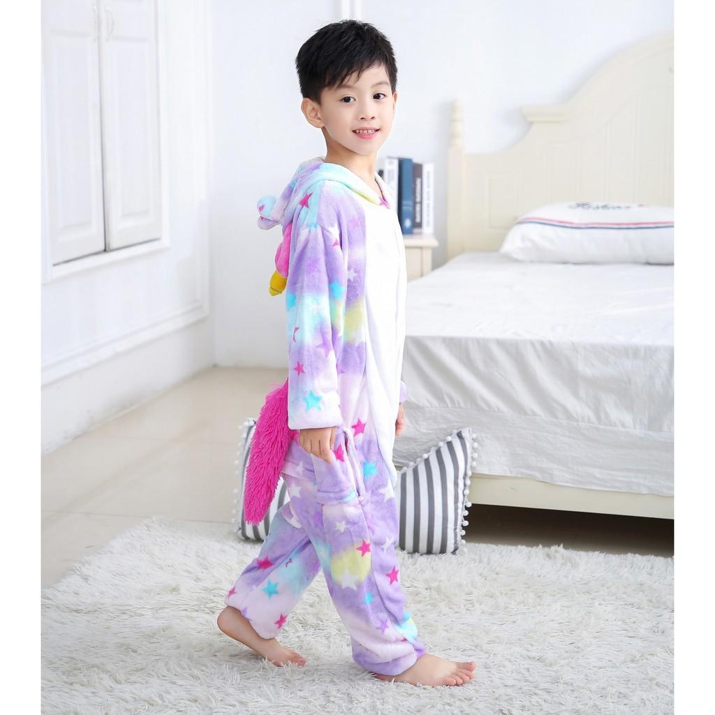 Bộ Đồ Cosplay Cho Bé Trai Và Gái Biến Hình Kỳ Lân Nhiều Màu