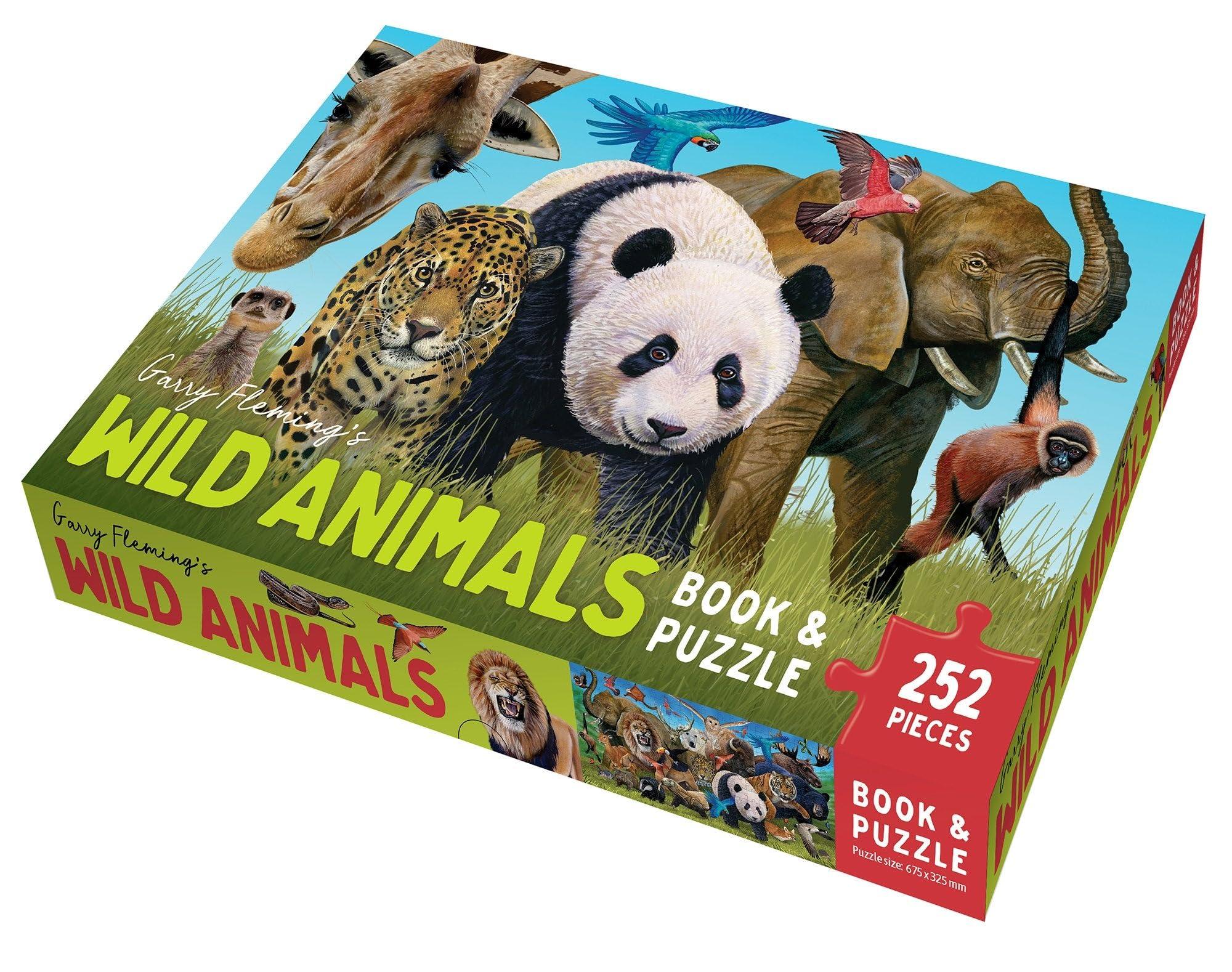 Garry Fleming's Wild Animals - Book &amp; Jigsaw Vol. 2