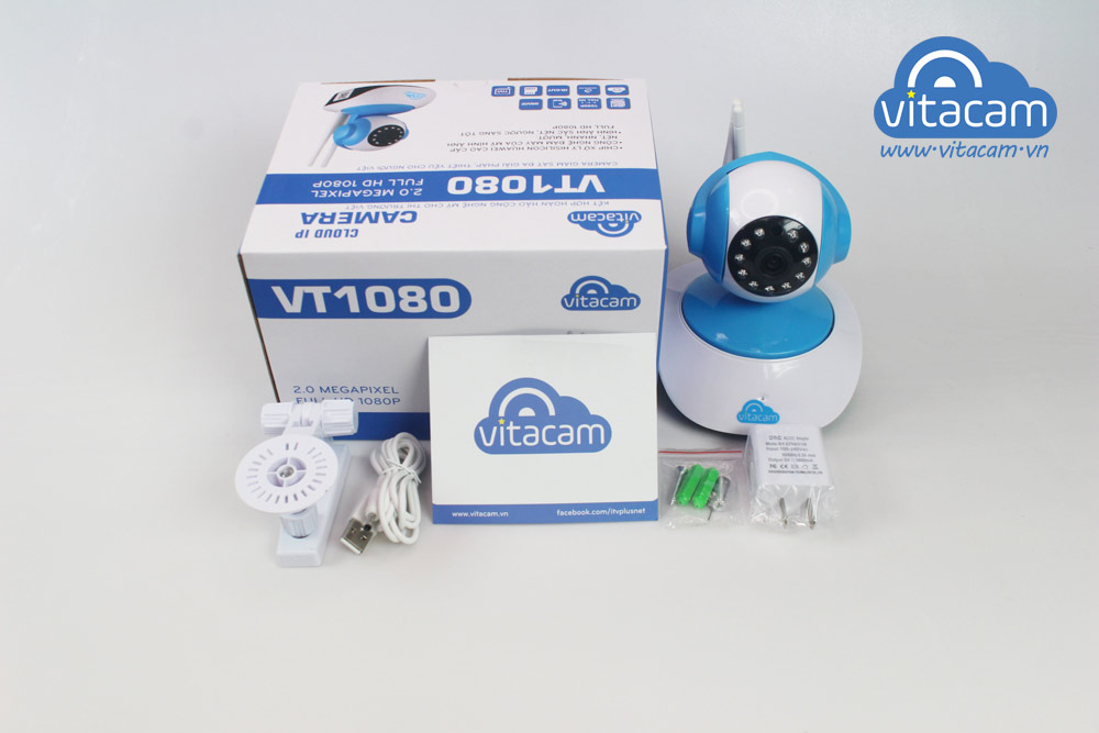 [TẶNG THẺ NHỚ 16G] CAMERA VITACAM VT1080 - Hàng chình hãng