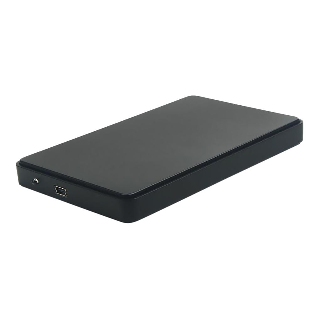 2.5'' USB2.0 SATA Hard Drive Mobile Disk External Caddy Case Enclosure Black