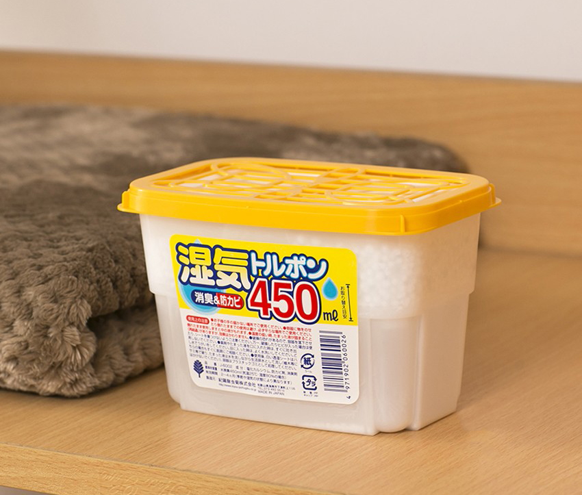 Combo 03 Set Hộp hút ẩm, khử mùi Kokubo 450ml - Nội địa Nhật Bản