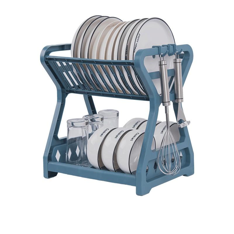Kệ Úp Chén Bát 2 Tầng Tiện Lợi