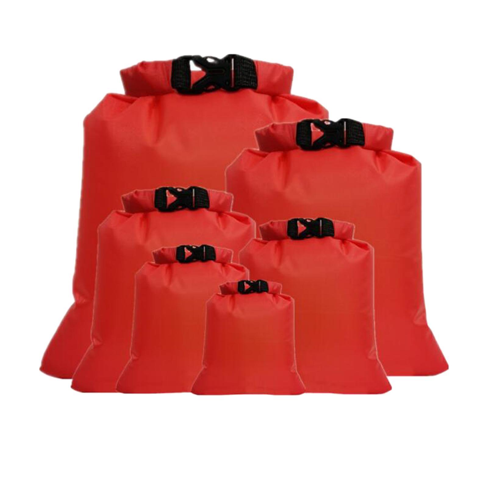 6 Pieces 1.5L / 2.5L / 3L / 3.5L / 5L / 8L Floating Waterproof Bag, Roll Up Bag