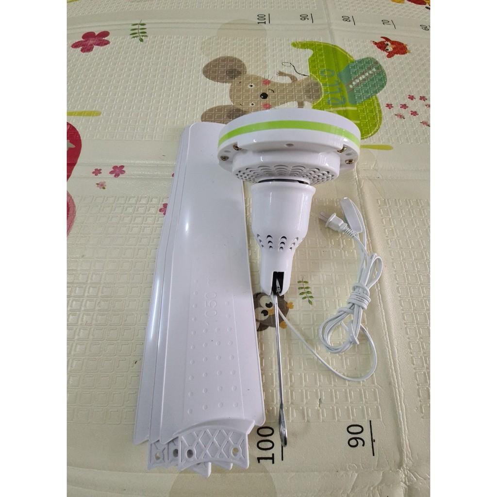 Compo 7 quạt trần mini loại đại , 1 bóng led 40w và 1 bóng led 30w