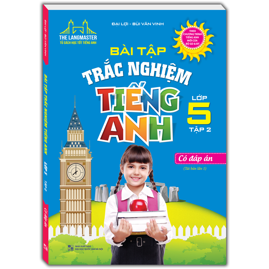 The Langmaster - Bài Tập Trắc Nghiệm Tiếng Anh Lớp 5 - Tập 2 (Tái Bản Lần 1-2020)