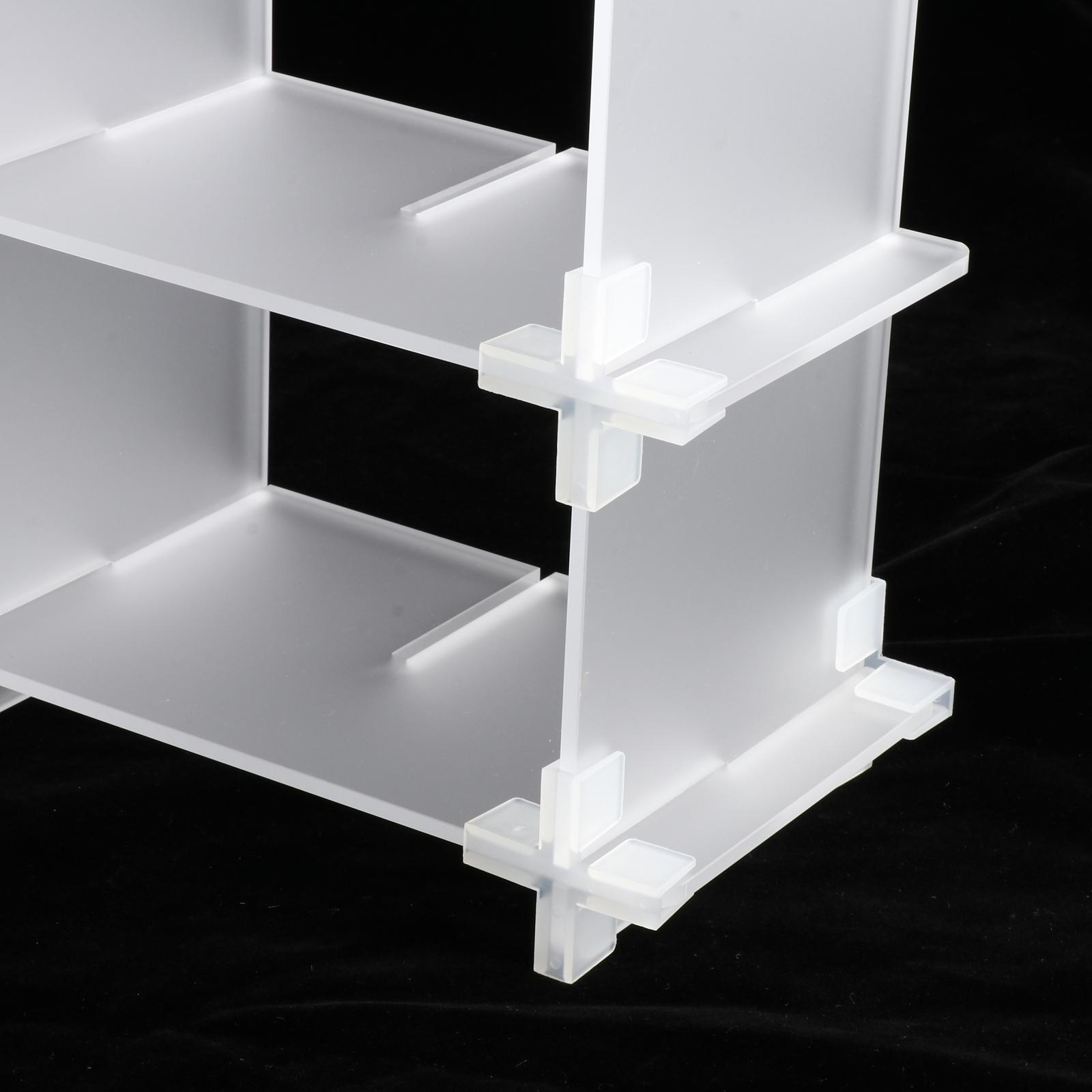 Acrylic Storage Rack Standing Shelf Bathroom Kitchen Storage Organization Matte