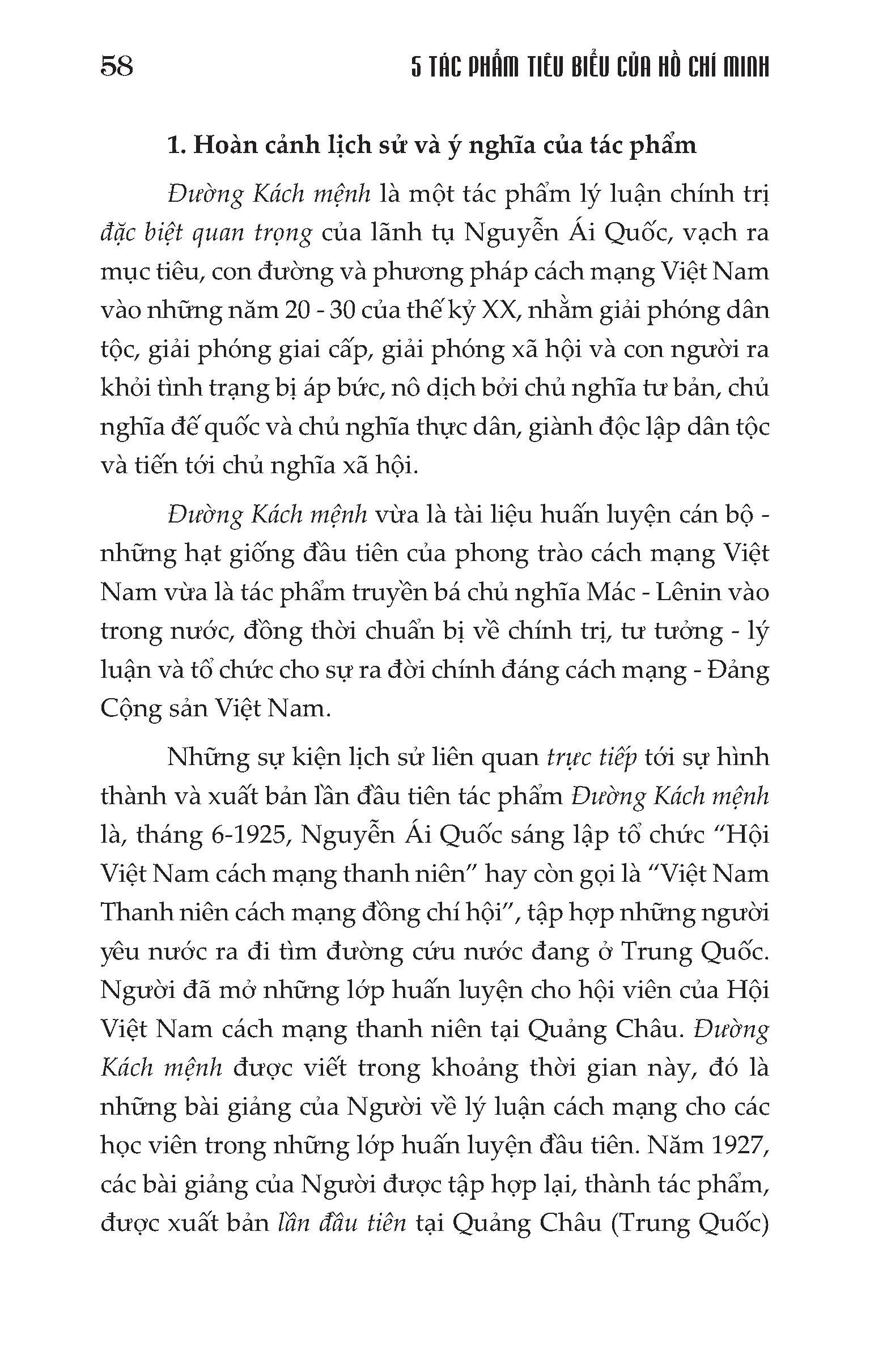 Bộ Sách Học Và Làm Theo Bác: 5 Tác Phẩm Tiêu Biểu Của Hồ Chí Minh