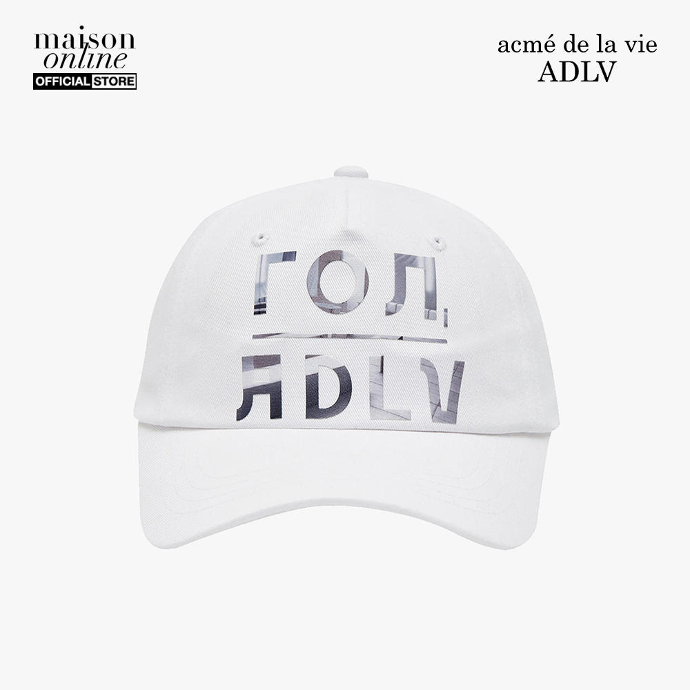 ADLV - Nón bóng chày thể thao Log x ADLV Classic Logo ADLV-20FW-BCLOCL-WHT