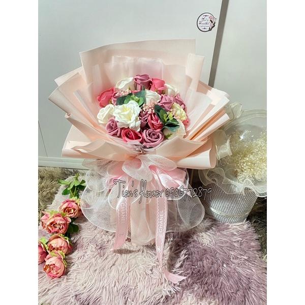Bó hoa sáp mix cao cấp 20 bông
