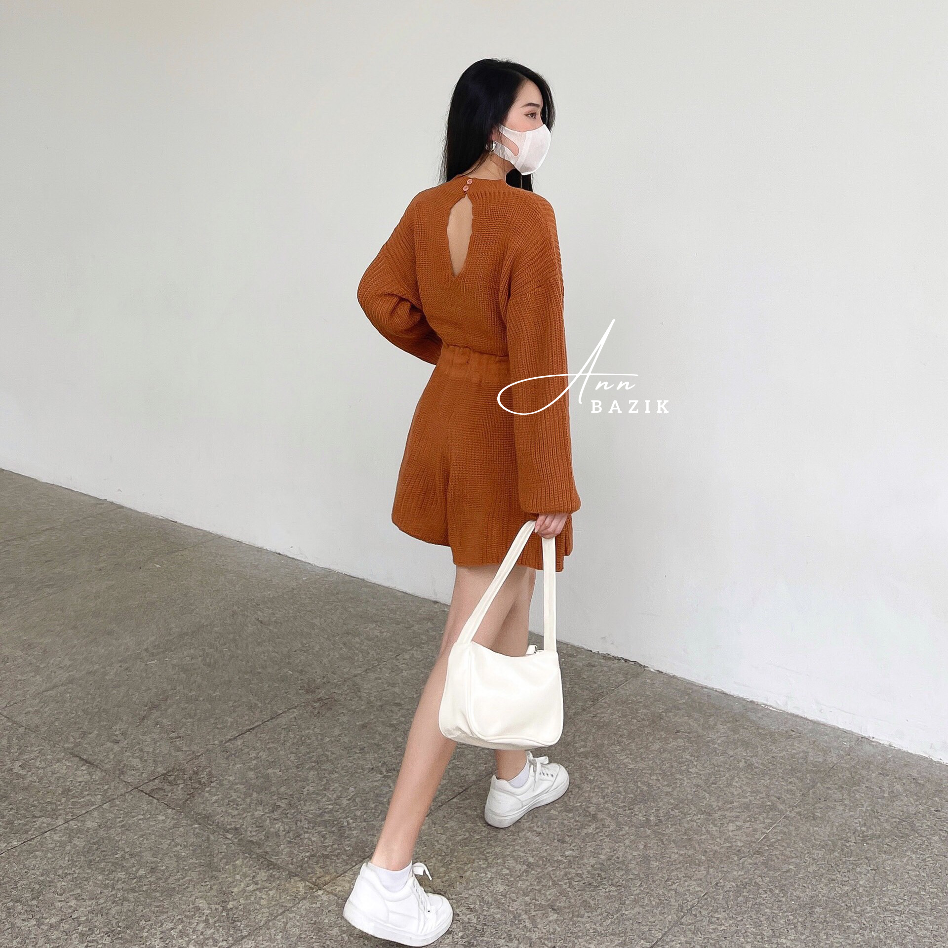 Jumpsuit len nữ ba màu | Ann Bazik | AJ2351