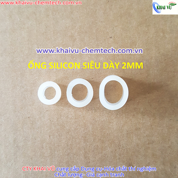 1 MÉT ỐNG SILICON DÙNG TRONG THÍ NGHIỆM DÀY 2MM NHIỀU SIZE